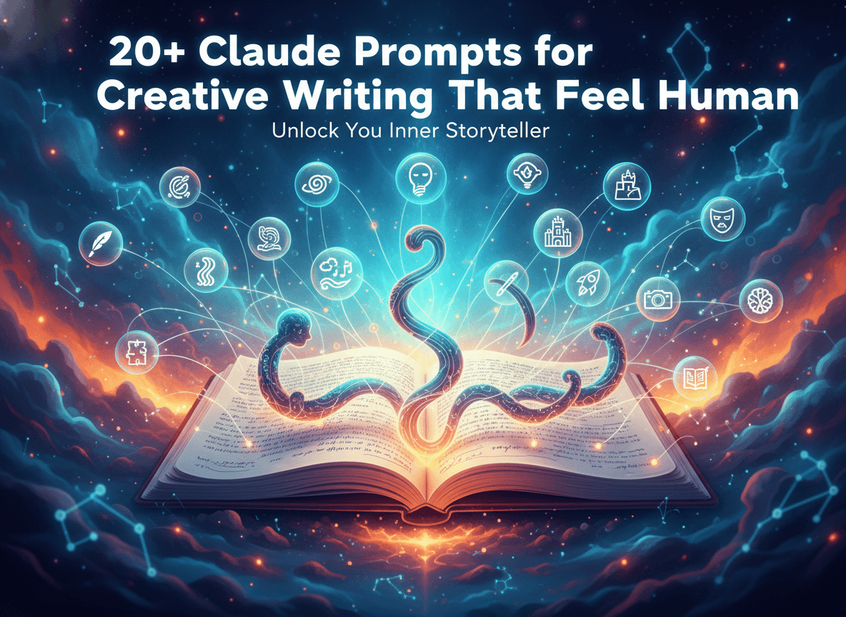 20+ Claude Prompts for Creative Writing That Feel Human