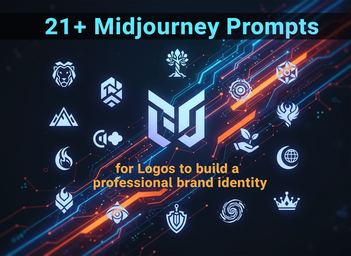 21+ Midjourney Prompts for Logos to build a professional brand identity