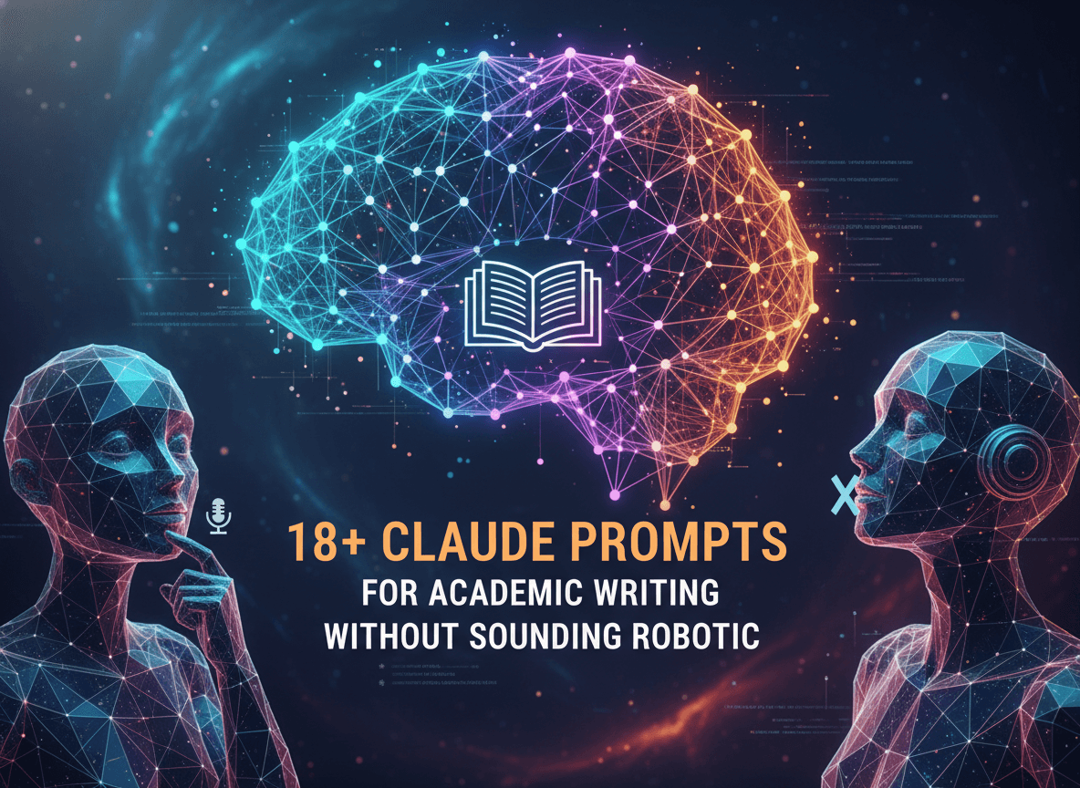 18+ Claude Prompts for Academic Writing Without Sounding Robotic