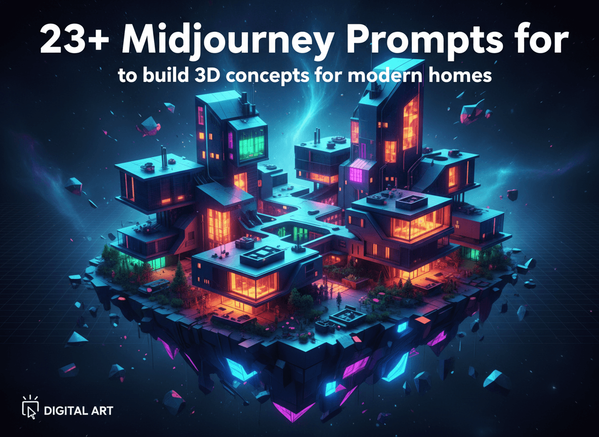 23+ Midjourney Prompts for Architecture to build 3D concepts for modern homes