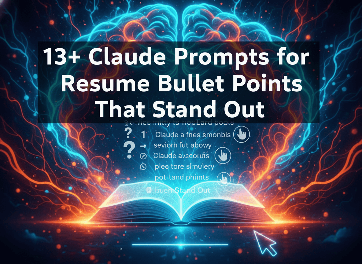 13+ Claude Prompts for Resume Bullet Points That Stand Out