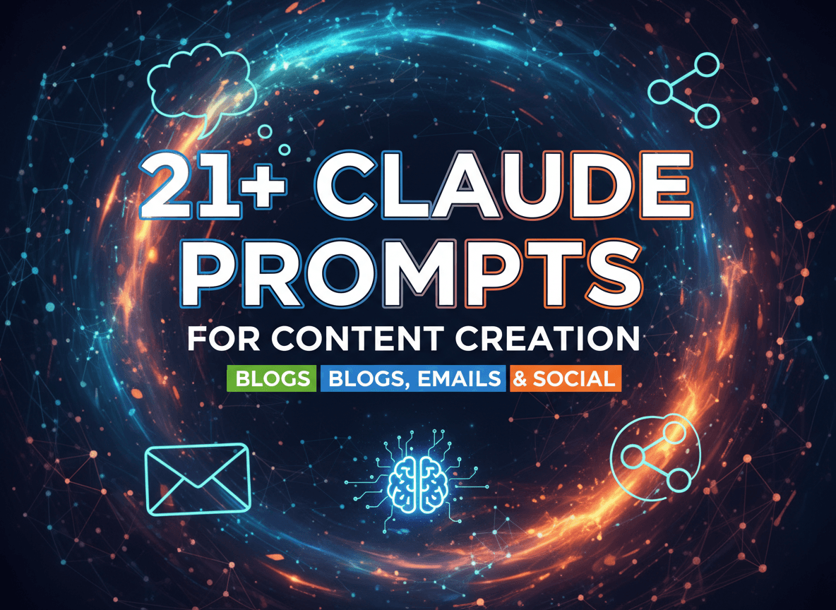 21+ Claude Prompts for Content Creation Across Blogs Emails and Social