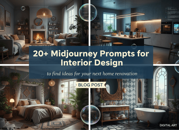 20+ Midjourney Prompts for Interior Design to find ideas for your next ...